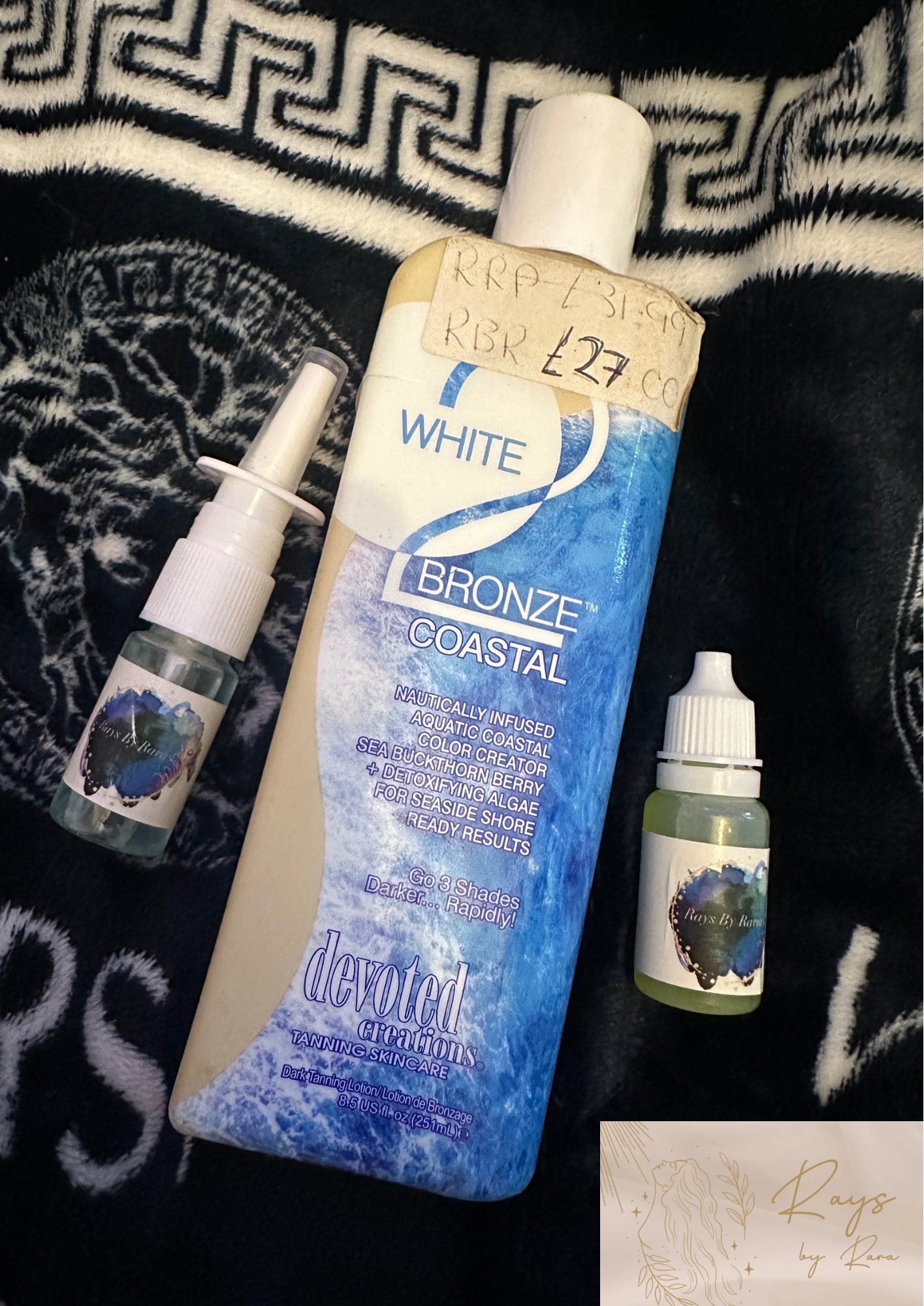 White 2 bronze coastal tanning bundle